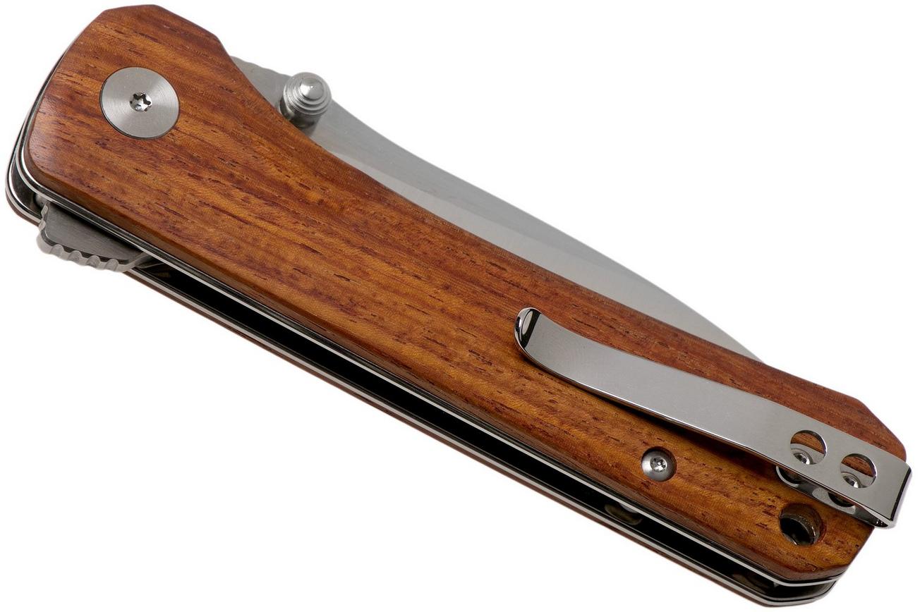 QSP Knife Hawk QS131-O1 Mkuruti Wood, Satin, zakmes