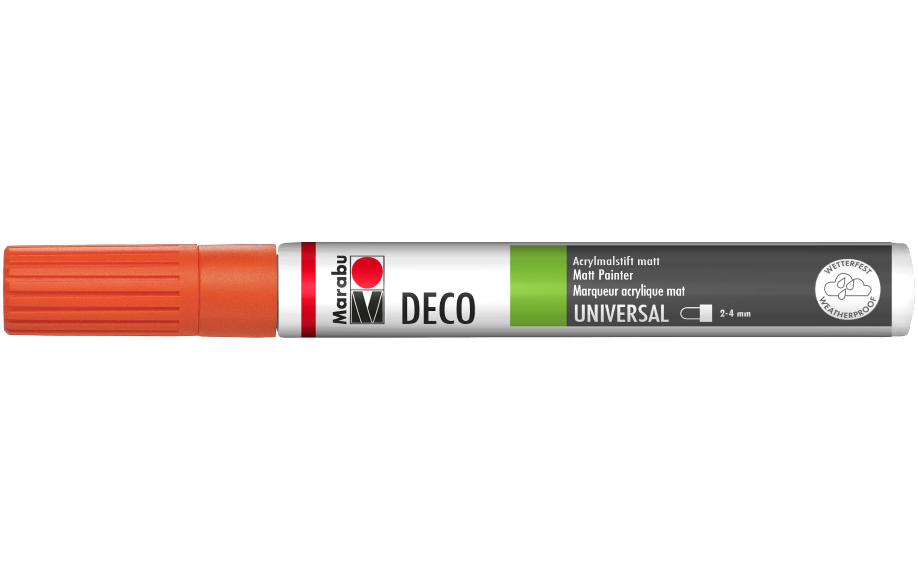 Acrylmarker Deco Painter 2 - 4 mm, MandarineMarker auf Wasserbasis