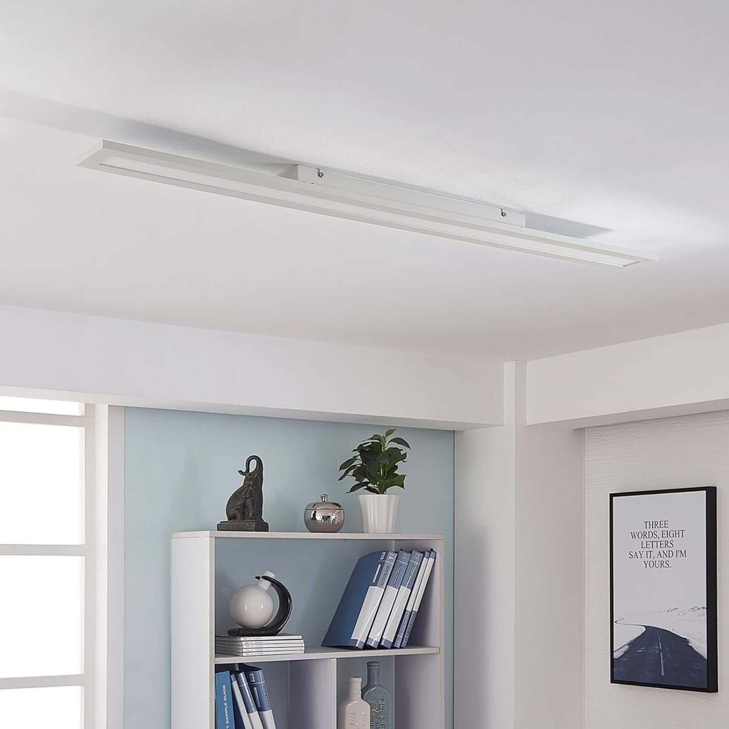 Arcchio LED (LED Panel) Arya dimmbar mit Leselampe in Weiß (1 flammig,) Arbeitszimmerleuchte