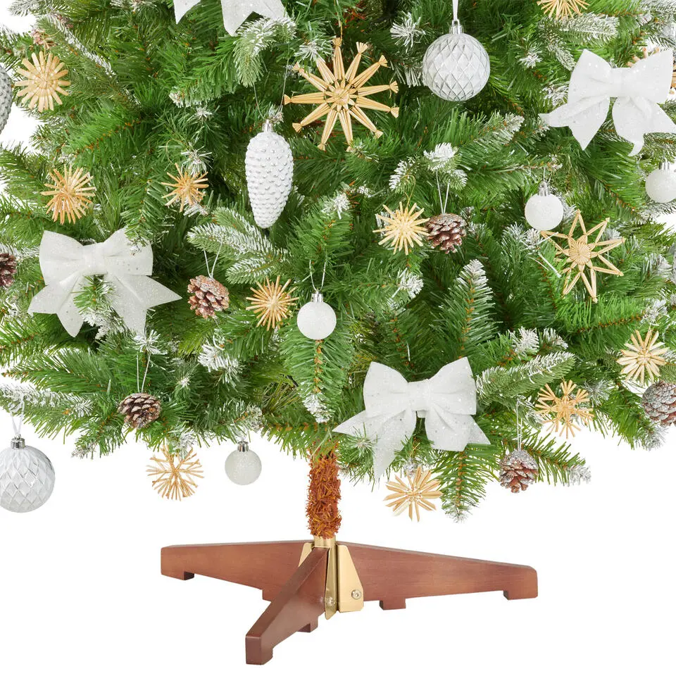 tectake Kunstkerstboom Blitzen, 180 cm, spuitgietnaalden, Groen