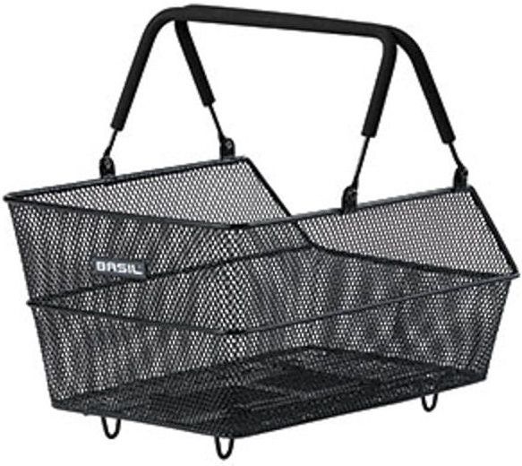 Basil - Cento S - Fietsmand - Zwart - Staal - Compact en Stevig