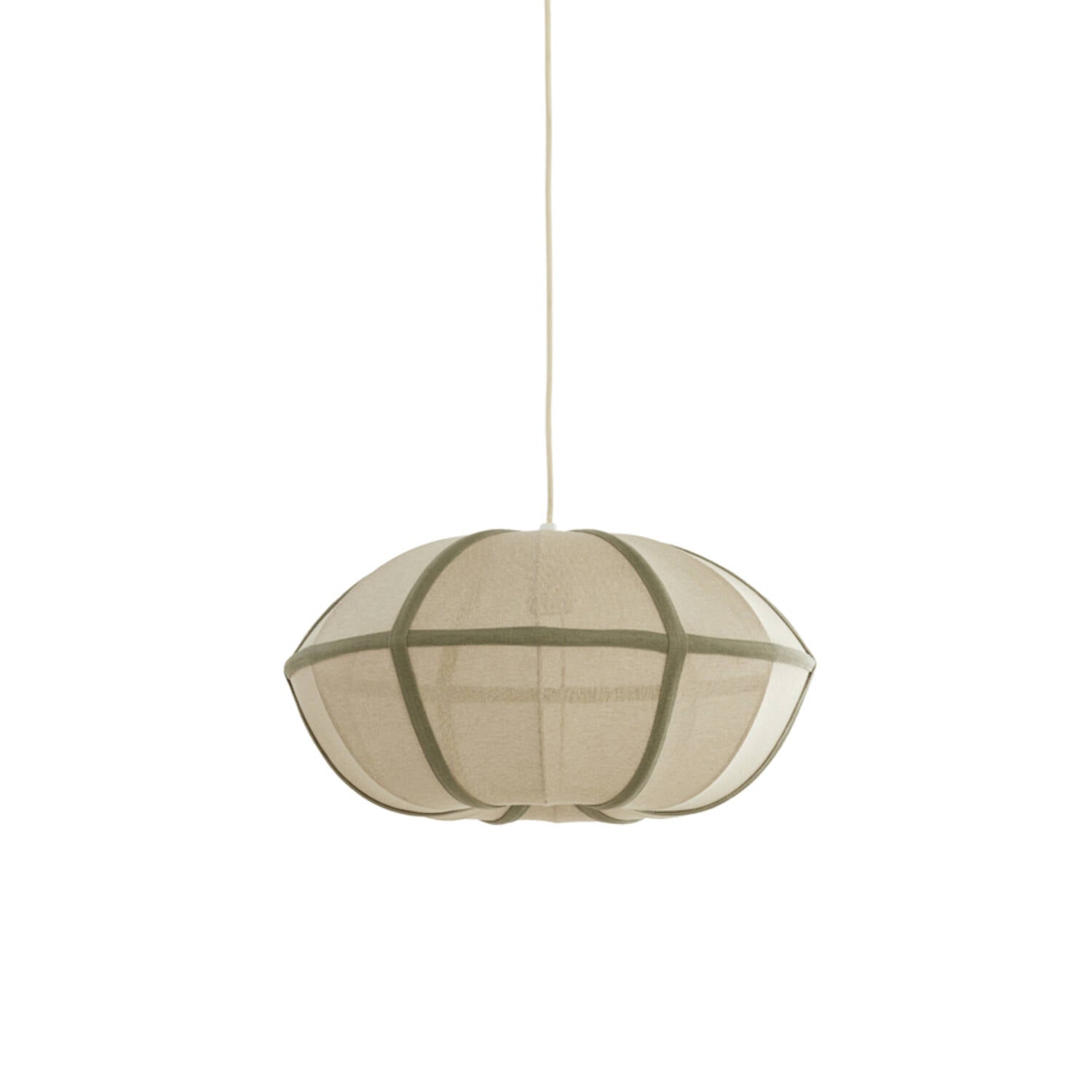 Light & Living - hanglamp - Mirelys - naturel - textiel - Ã 49cm -