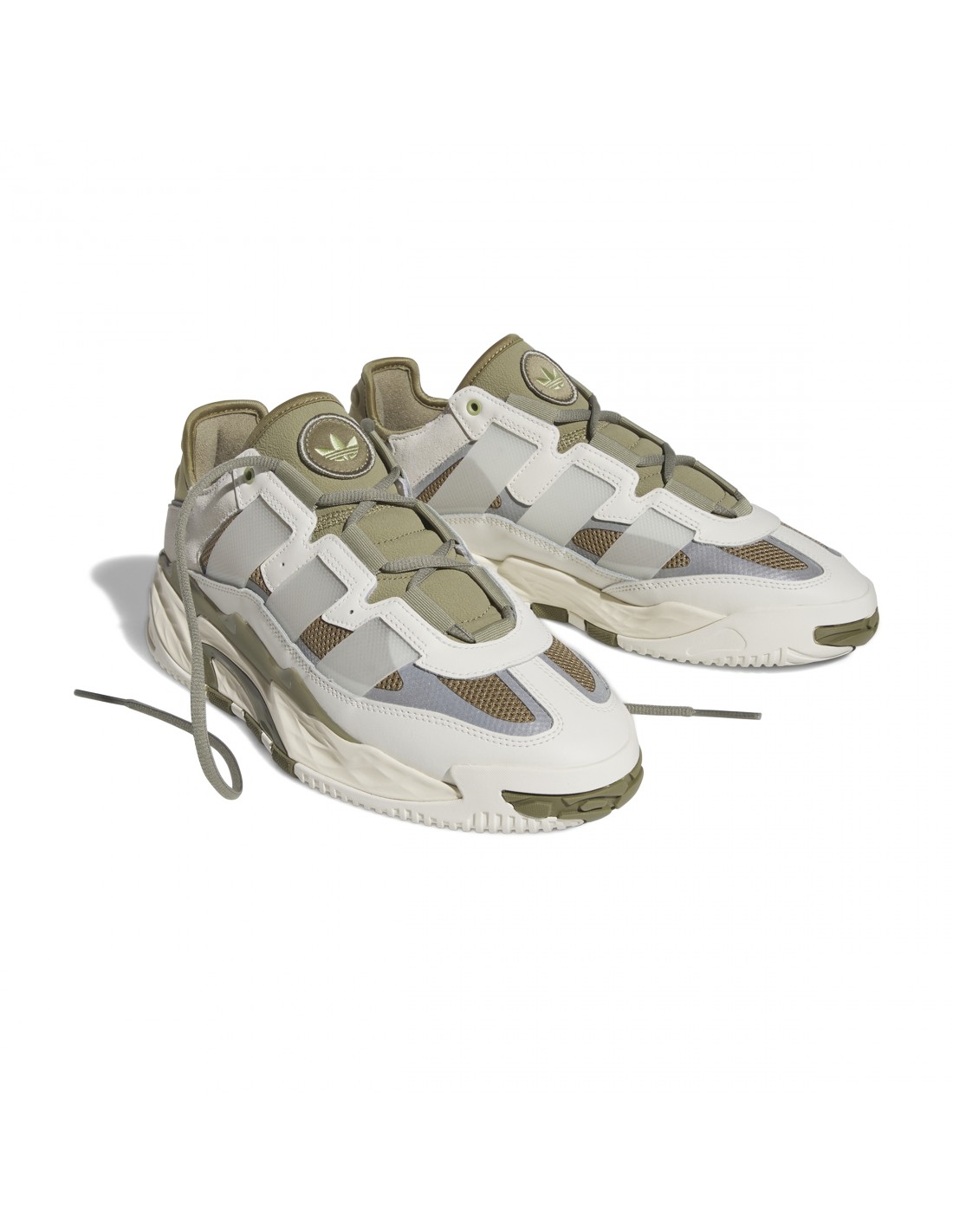 adidas Baskets niteball Homme Blanc/Vert