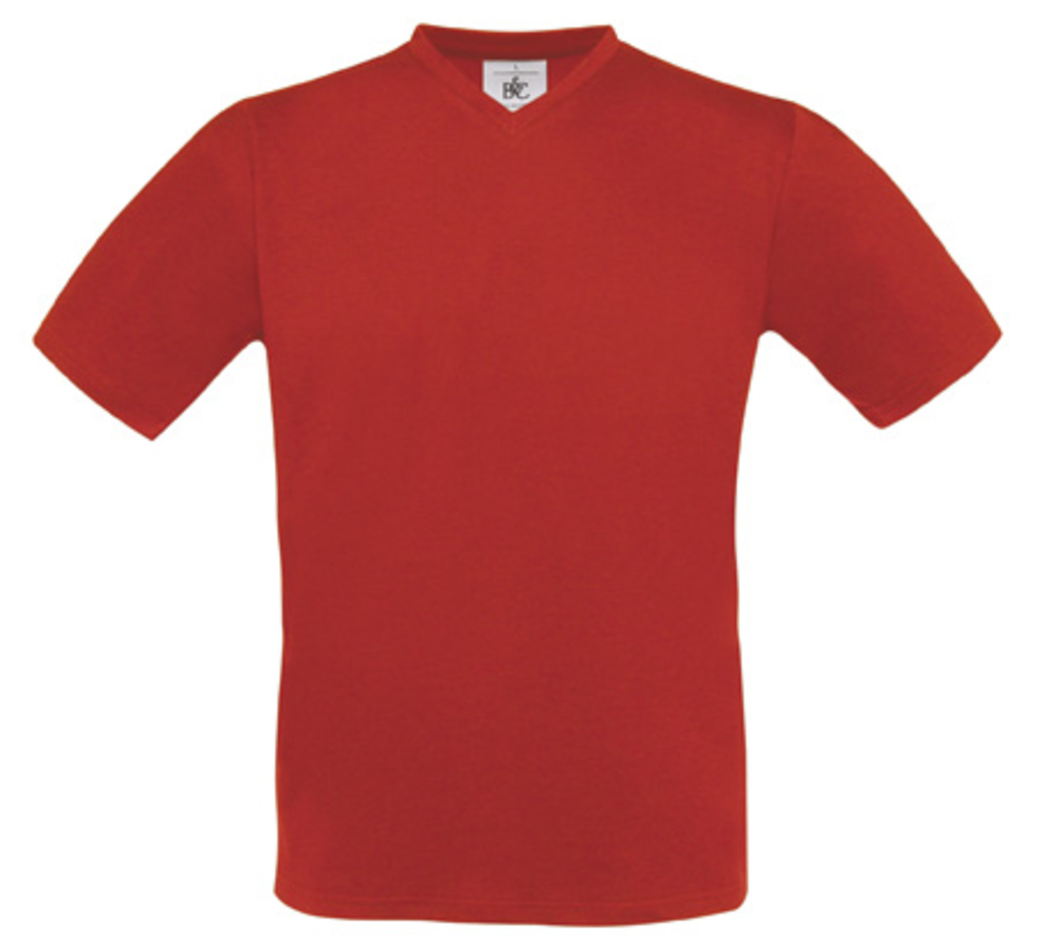 B&C Collection BA108 - T-shirt Col V Double Épaisseur Confort