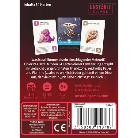 Asmodee Happy Little Dinosaurs – Desaströse Dates