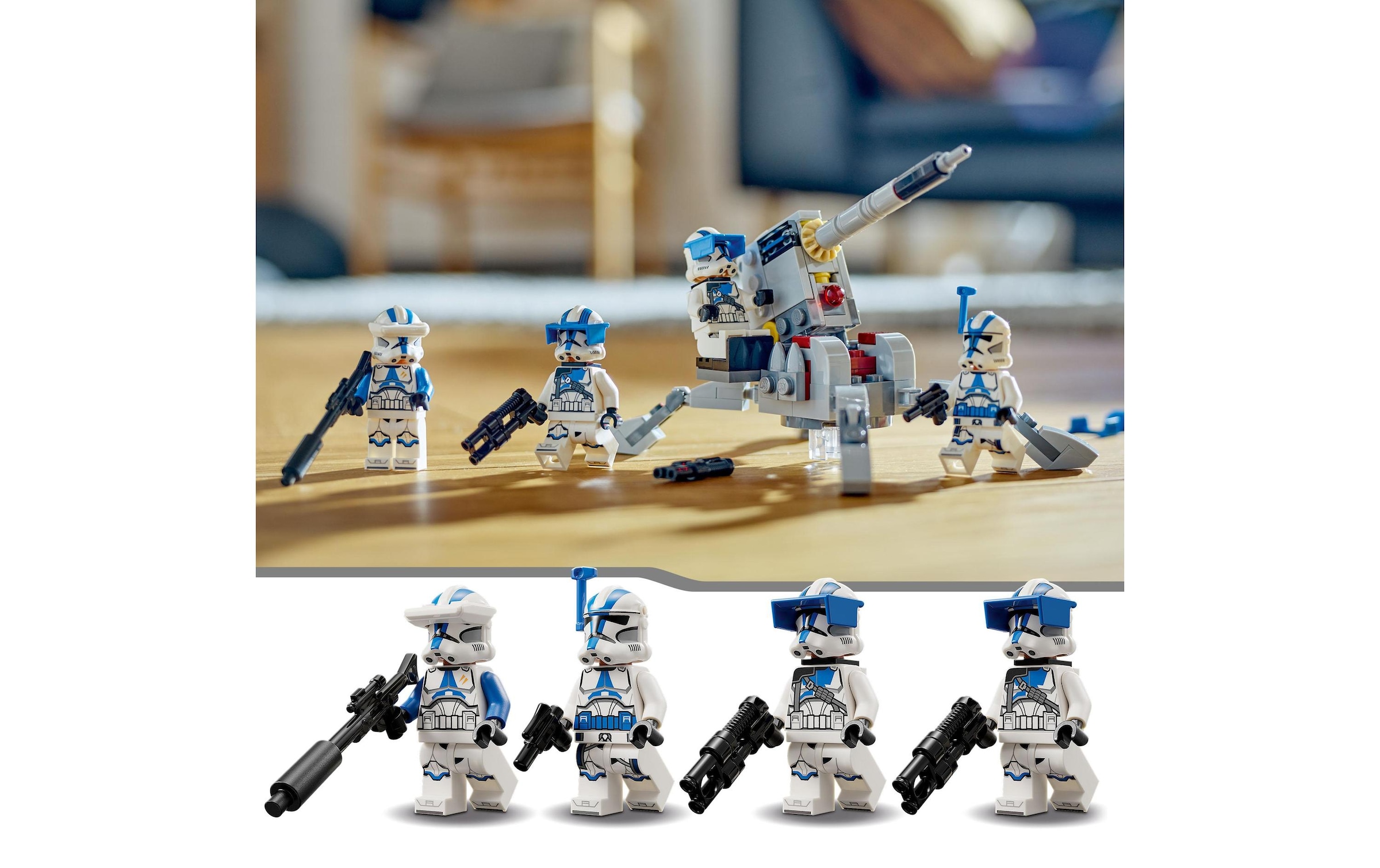 LEGO® Konstruktionsspielsteine »SW 501st Clone Troopers Battle Pack«