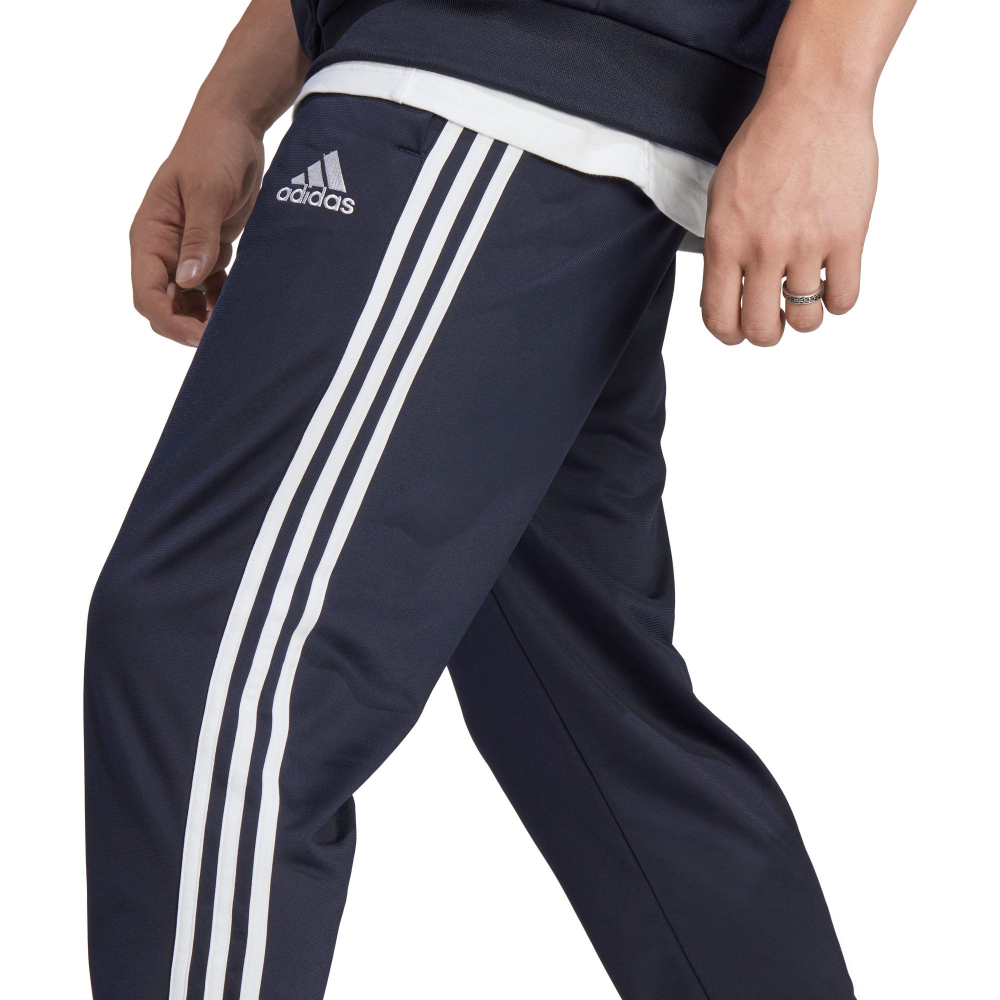 adidas Sportswear Basic 3-Streifen Tricot Trainingsanzug Herren legend ink