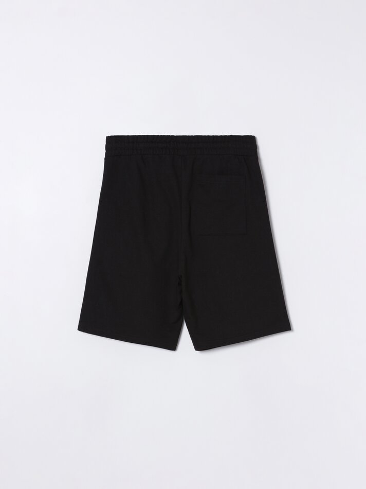 Conjunto de 3 Bermudas Básicas de Pelúcia - Pretas
