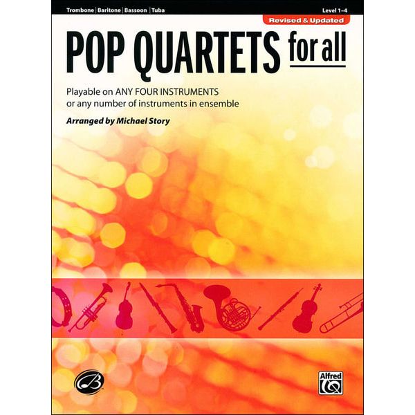 Alfred Music Publishing Pop Quartets For All Trombone