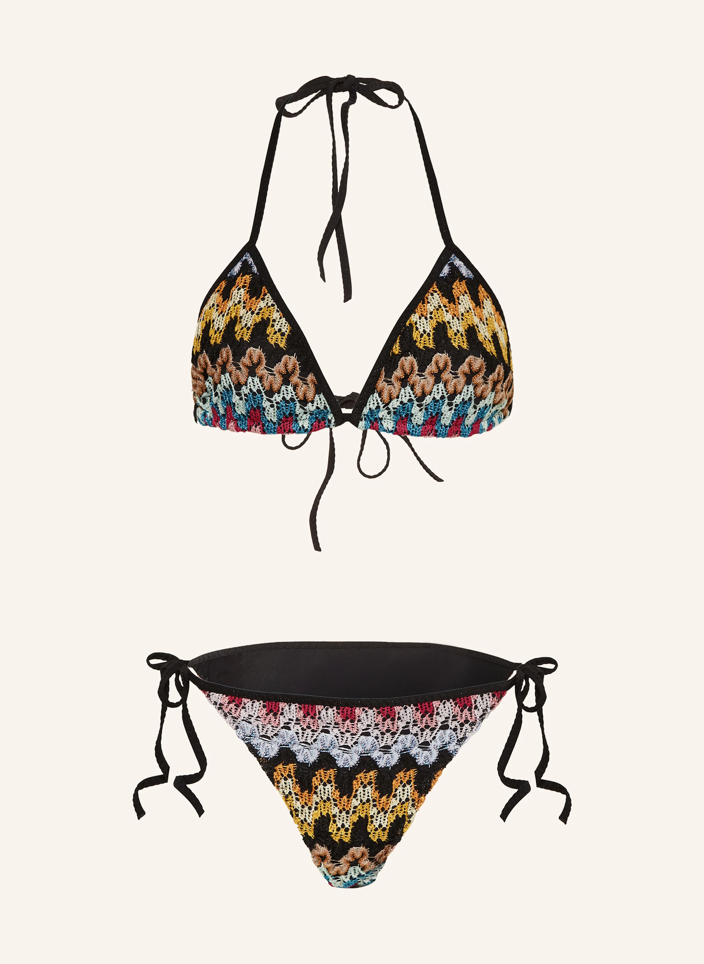 MISSONI Triangel-Bikini mit Glitzergarn