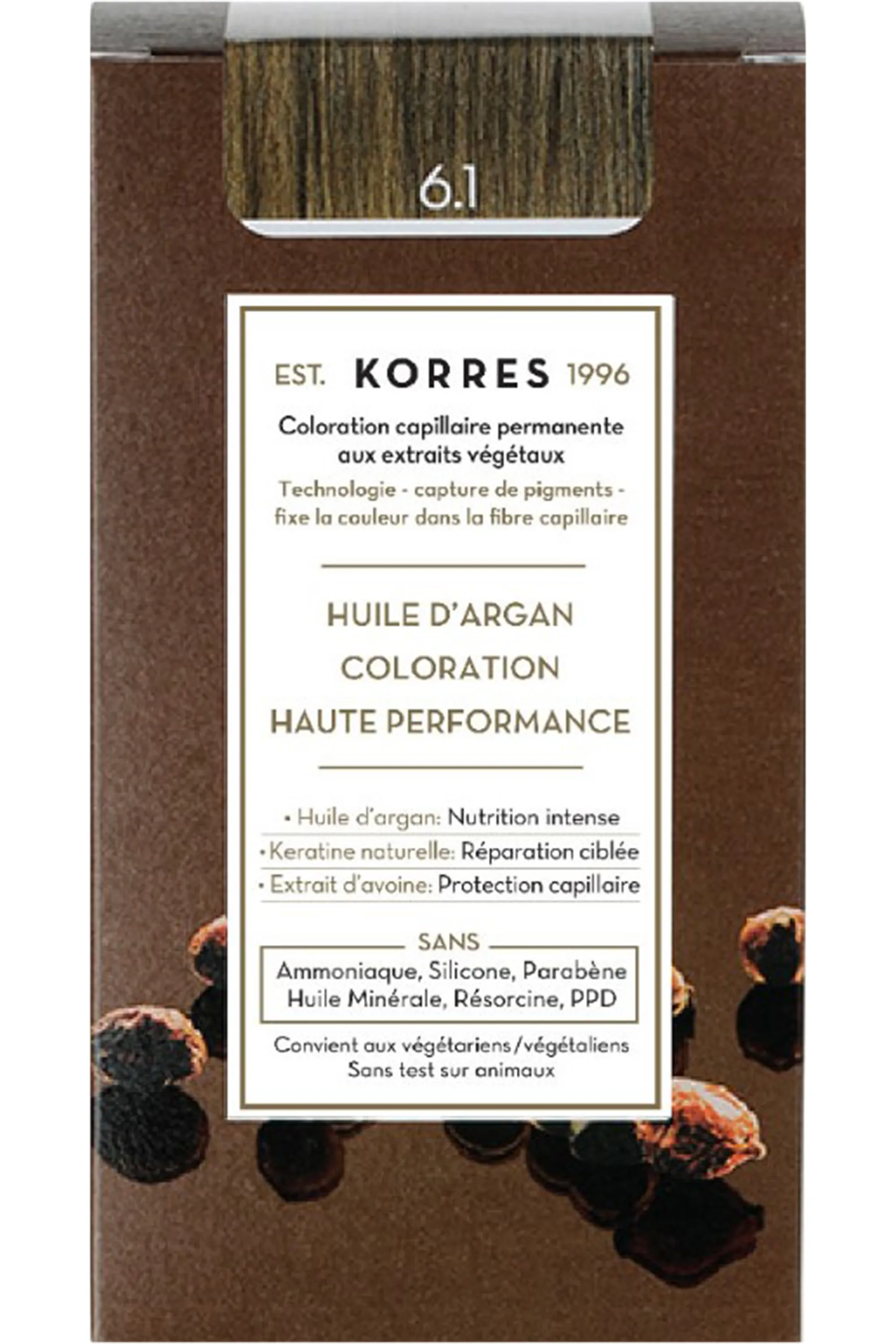 Korres Coloration permanente huile d’argan