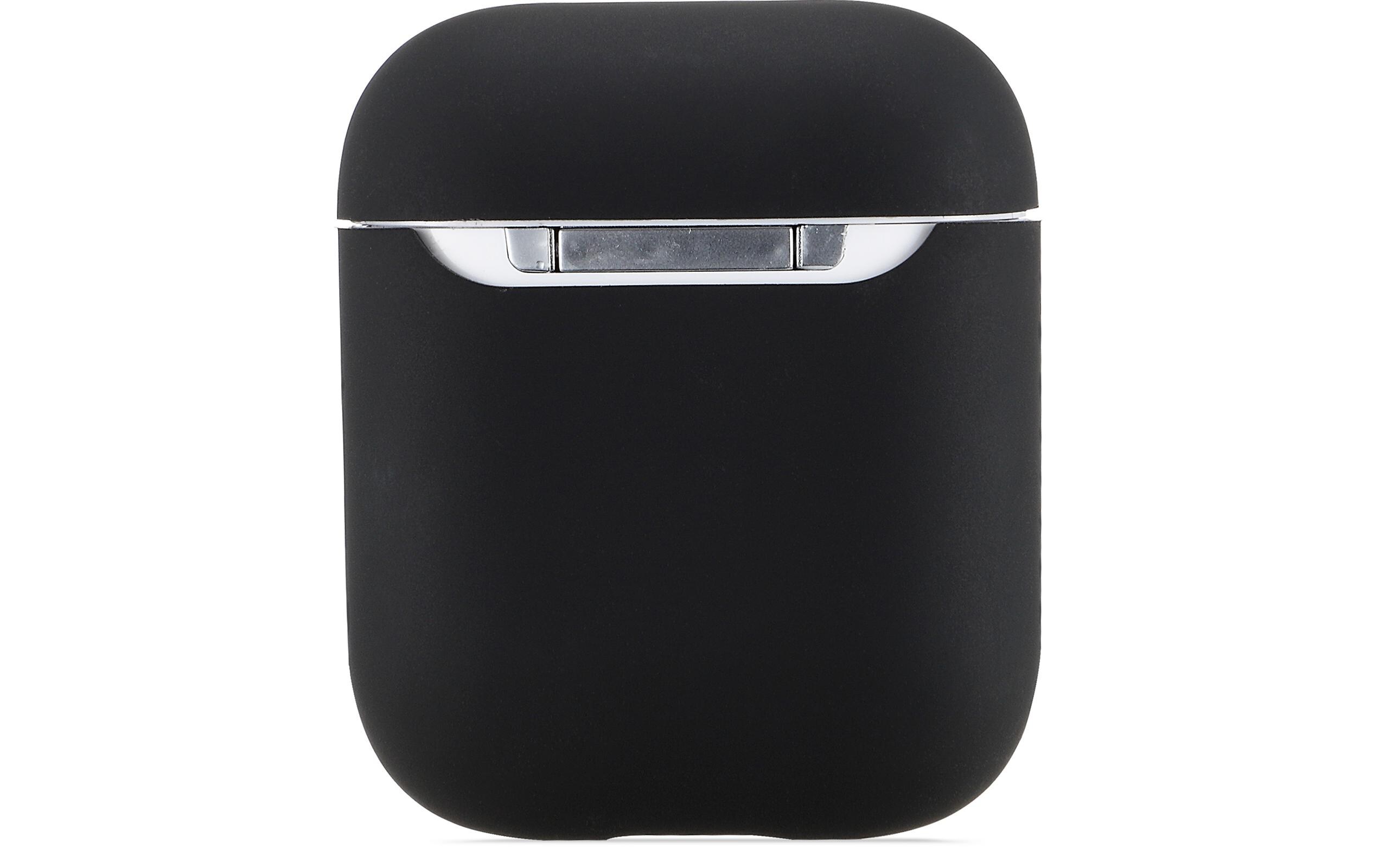 Transportcase Silicone AirPods SchwarzModerne AirPods-Transporthülle aus ultradünnem und griffigem Silikon