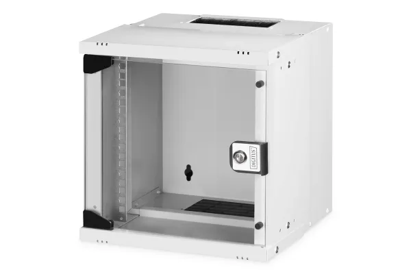 Digitus SOHO PRO Series - Rack kabinet - vægmonterbar - RAL 7035, lysegrå - 6U - 10