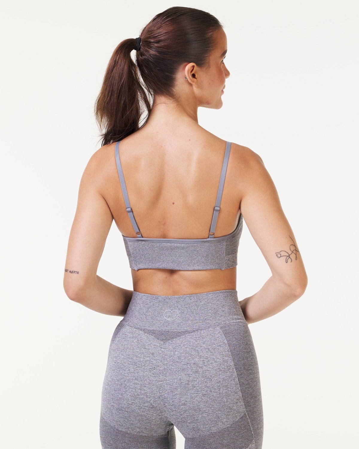 Bumpro Power Up! Bra Dark Grey Melange