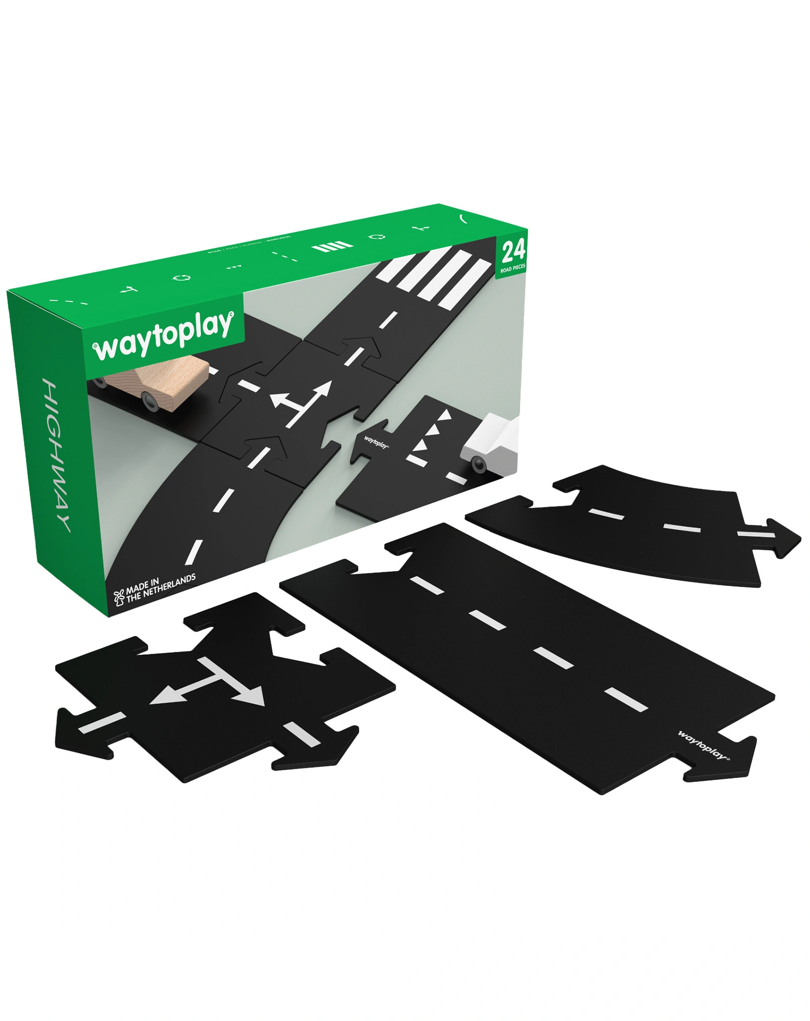 Spielstraßen-Set HIGHWAY 24-teilig