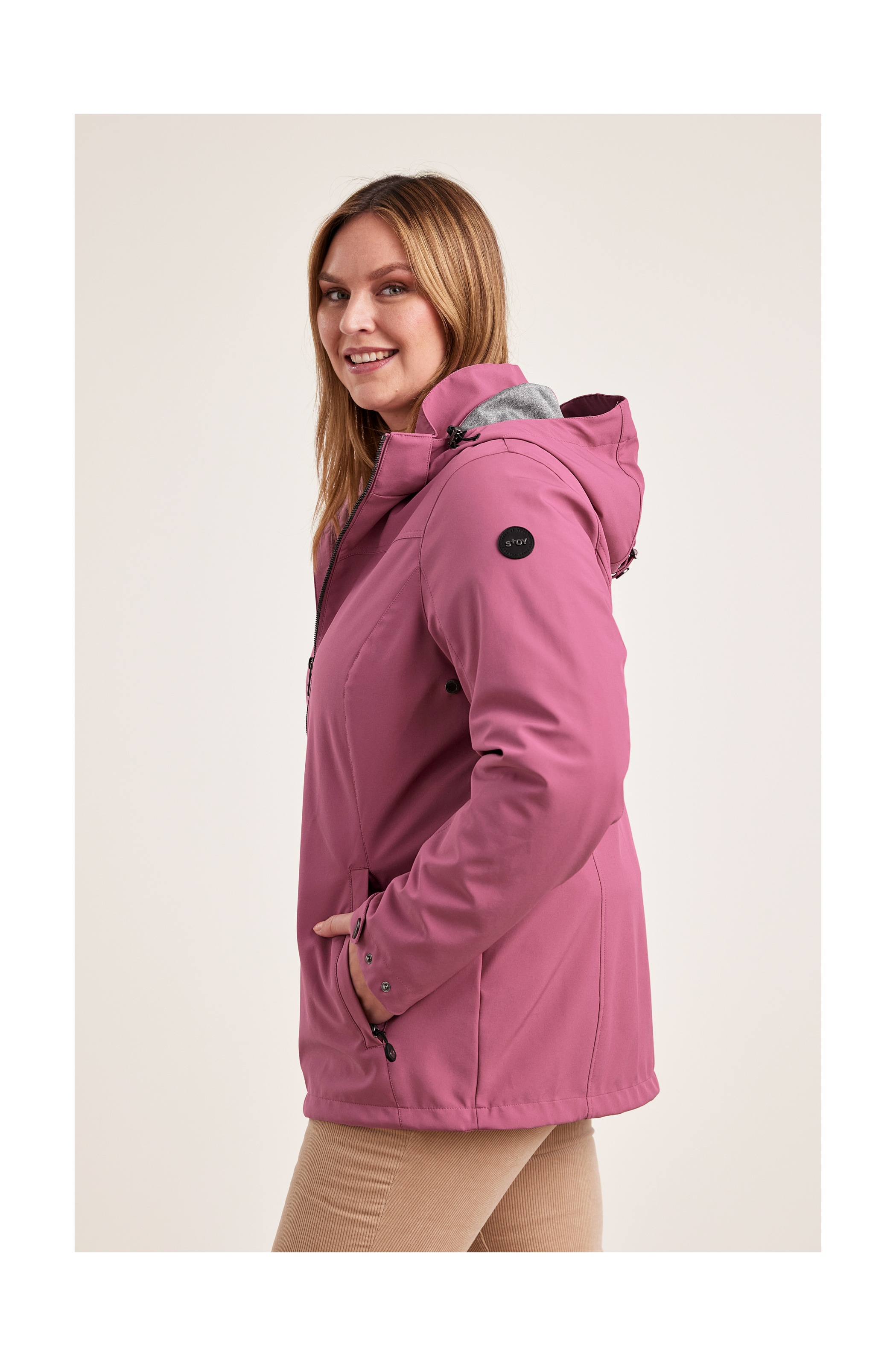 STOY Softshelljacke »STS 1 WMN SFTSHLL JCKT« Damen Softshelljacke: wasserabweisend, winddicht, atmungsaktiv