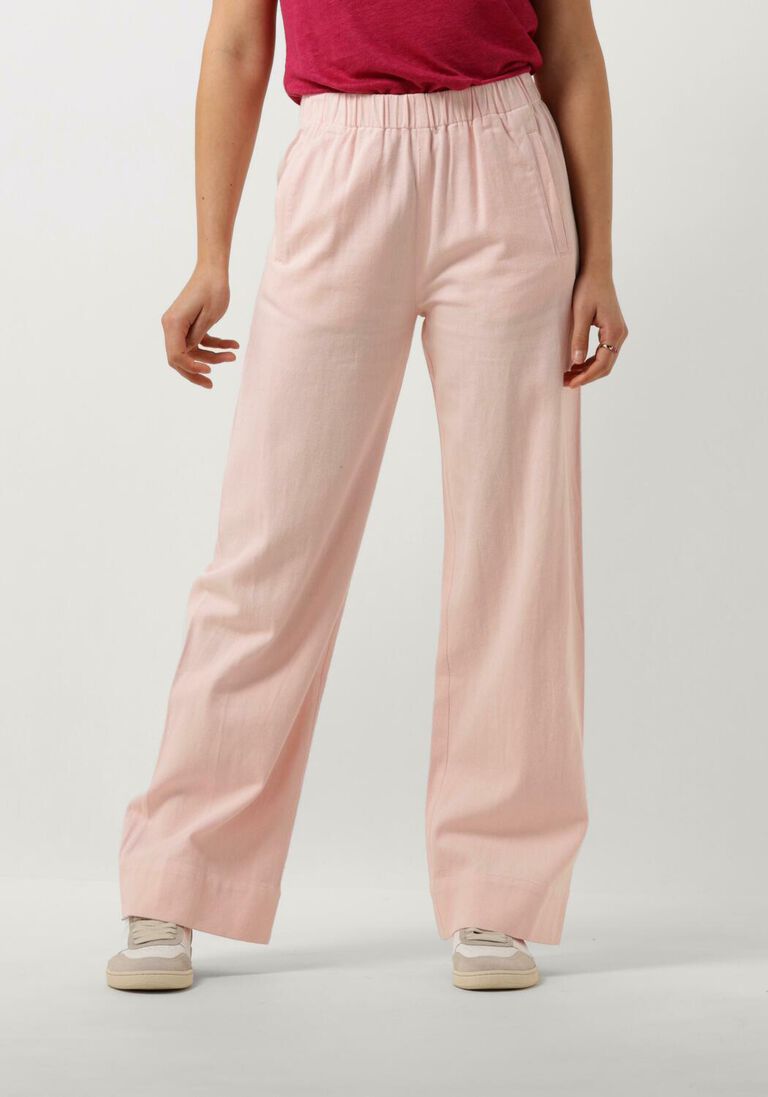 BY-BAR roze by-bar wijde broek mees twill pant