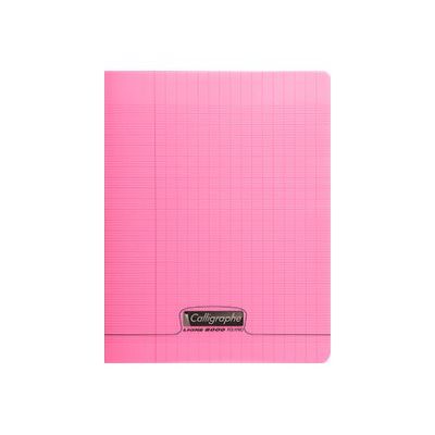 Calligraphe 8000 - Cahier polypro 24 x 32 cm - 96 pages - grands carreaux (Seyes) - disponible dans différentes couleurs