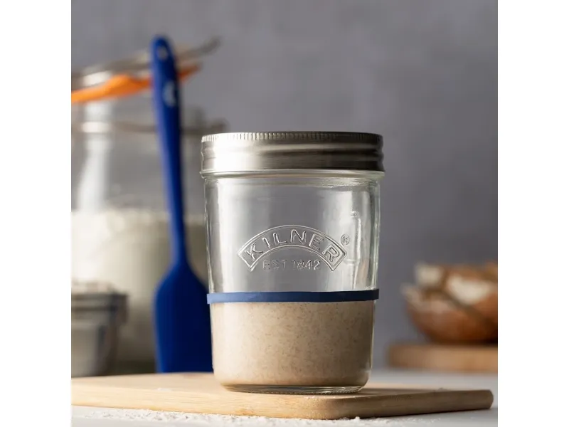 Surdej starter Kilner® - 2x0,35 l - Glas - Silikone - RF - klar