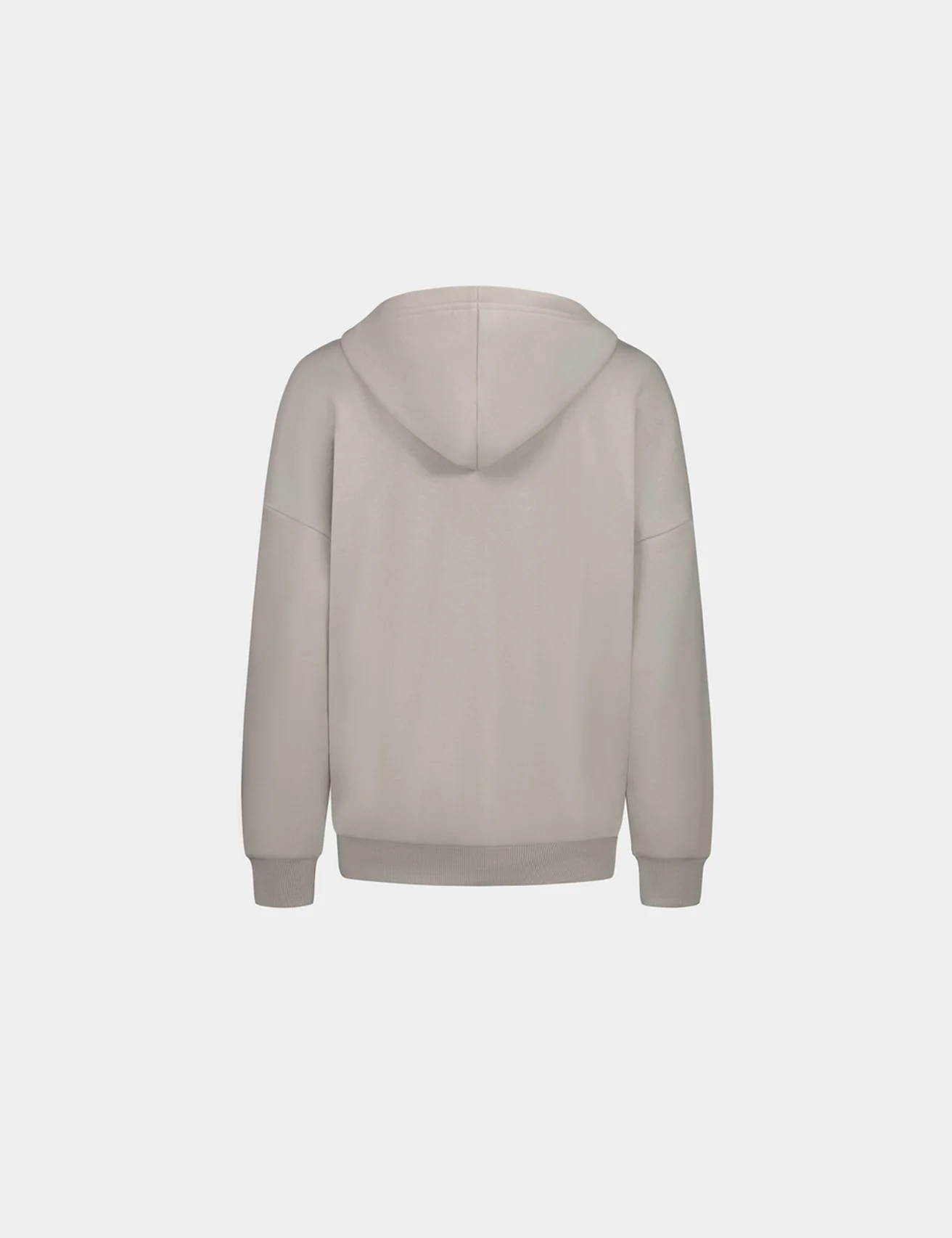 Sweat oversize à message gris clair