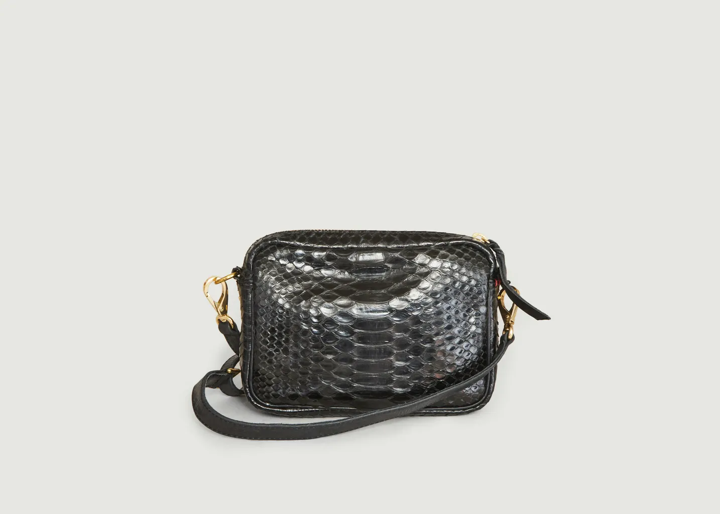 Sac besace en cuir de python Baby Charly Claris Virot