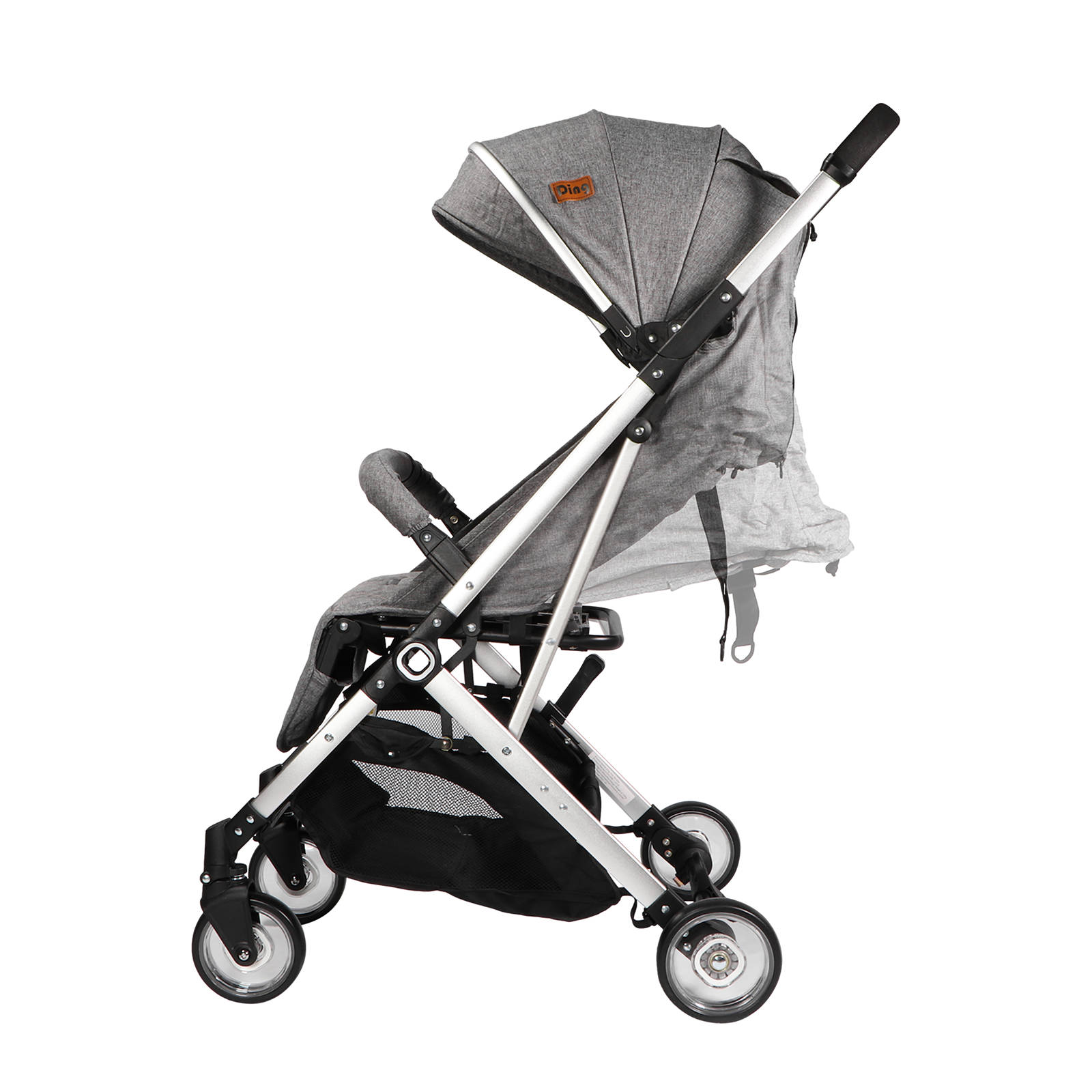 Ding Vivo buggy - zilver/grijs