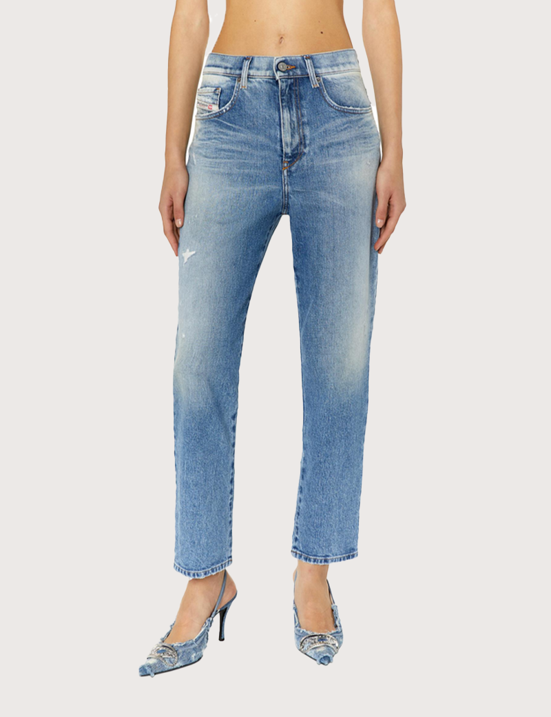 DIESEL JEAN FEMME REGULAR D-AIR 7R4 DÉLAVÉ