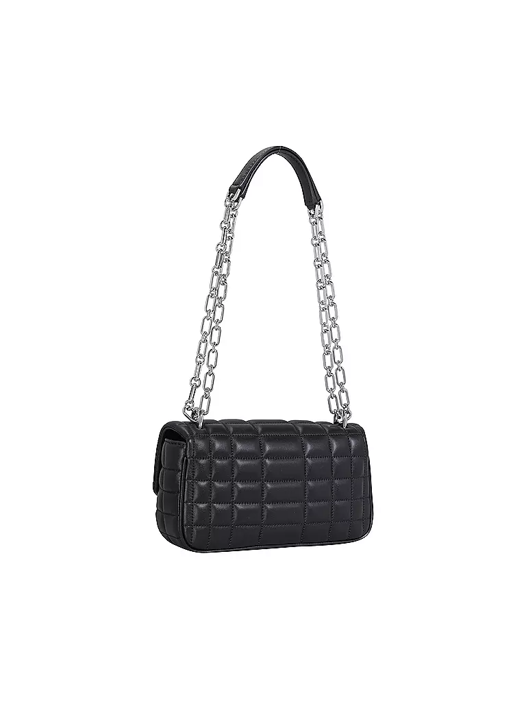 MICHAEL KORS Ledertasche - Mini Bag TRIBECA Small schwarz