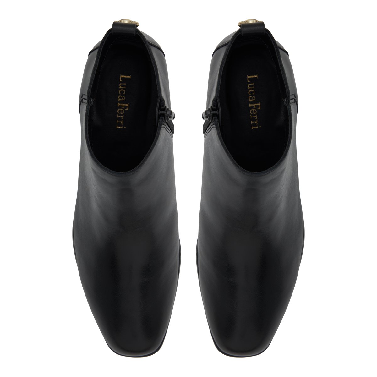 LUCA FERRI-Verita-Bottillon - Talon Bloc - Noir