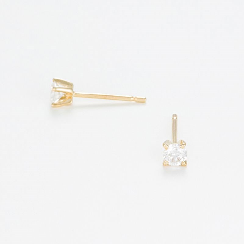 Boucles d'oreilles Or Jaune et Diamant