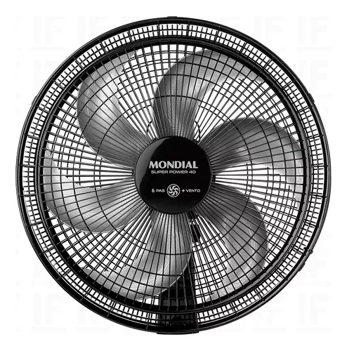 Ventilador De Mesa 40cm Com 6 P&aacute;s Super Power Mondial