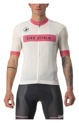 Maillot Manches Courtes Castelli Fuori Giro Blanc
