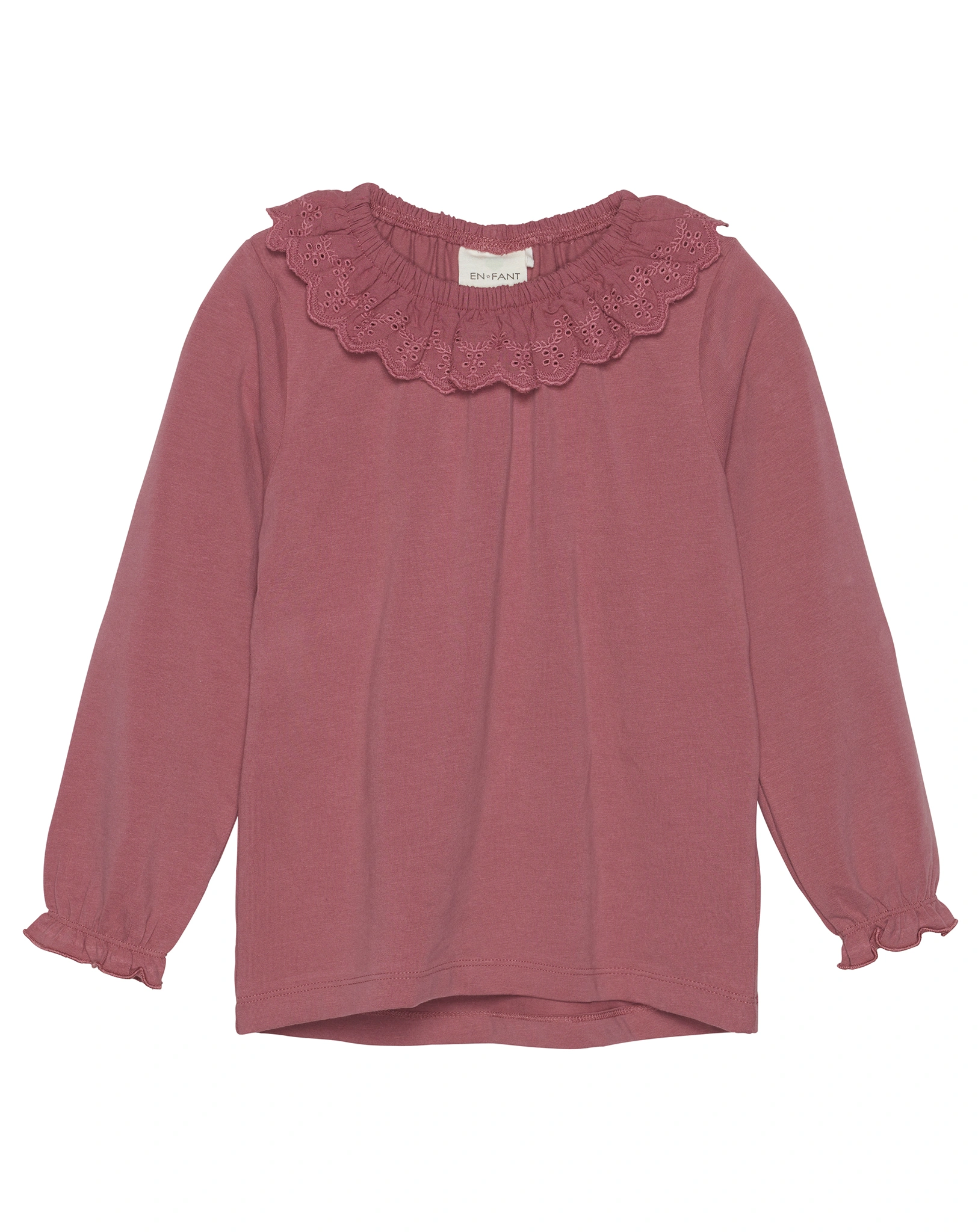 Bluse COLLAR in mesa rose