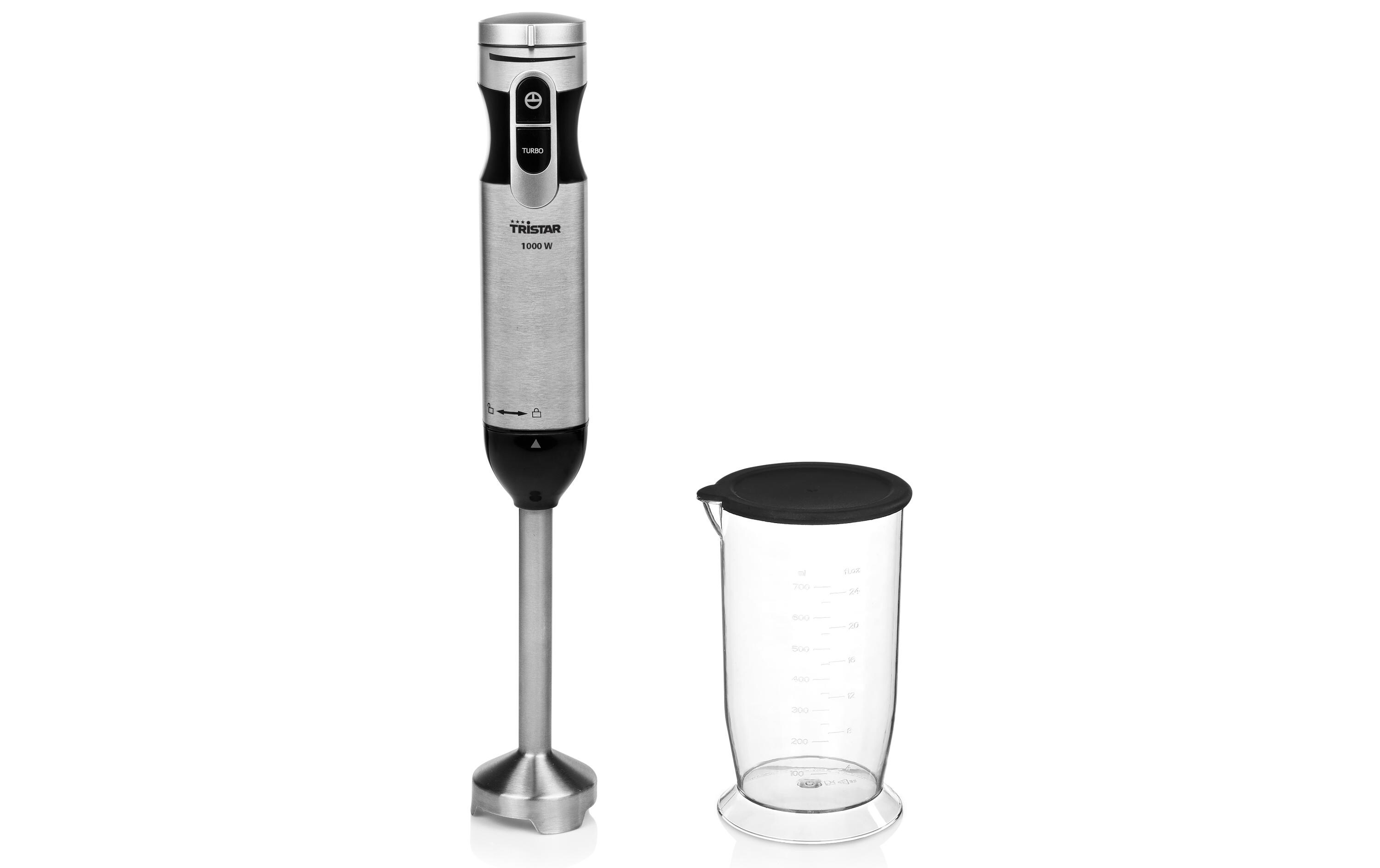 Stabmixer Set 1000 W, MetallHandliches Küchengerät Set mit Turbofunktion
