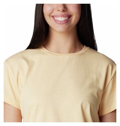 T-Shirt Technique Femme Columbia Sun Trek Beige