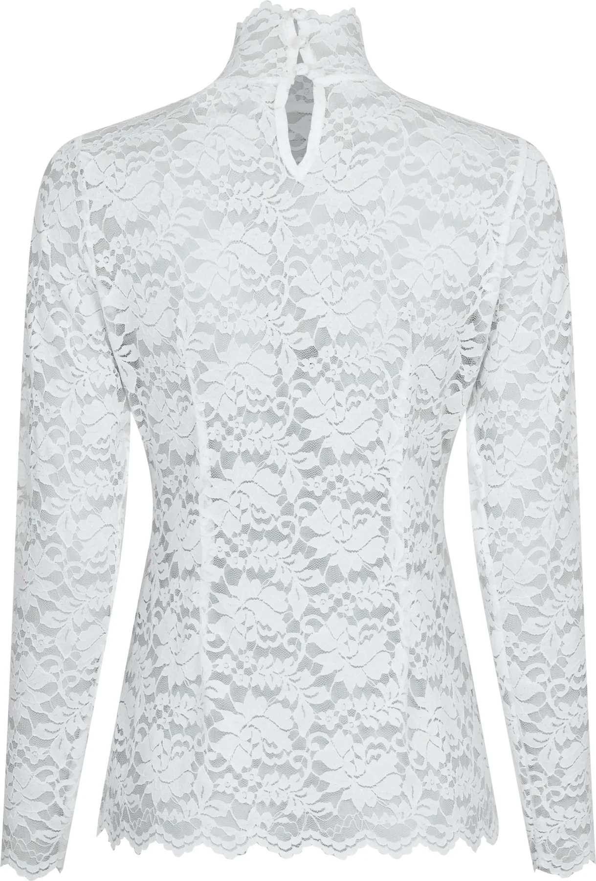 Neo Noir Liza Laceflower Blouse white