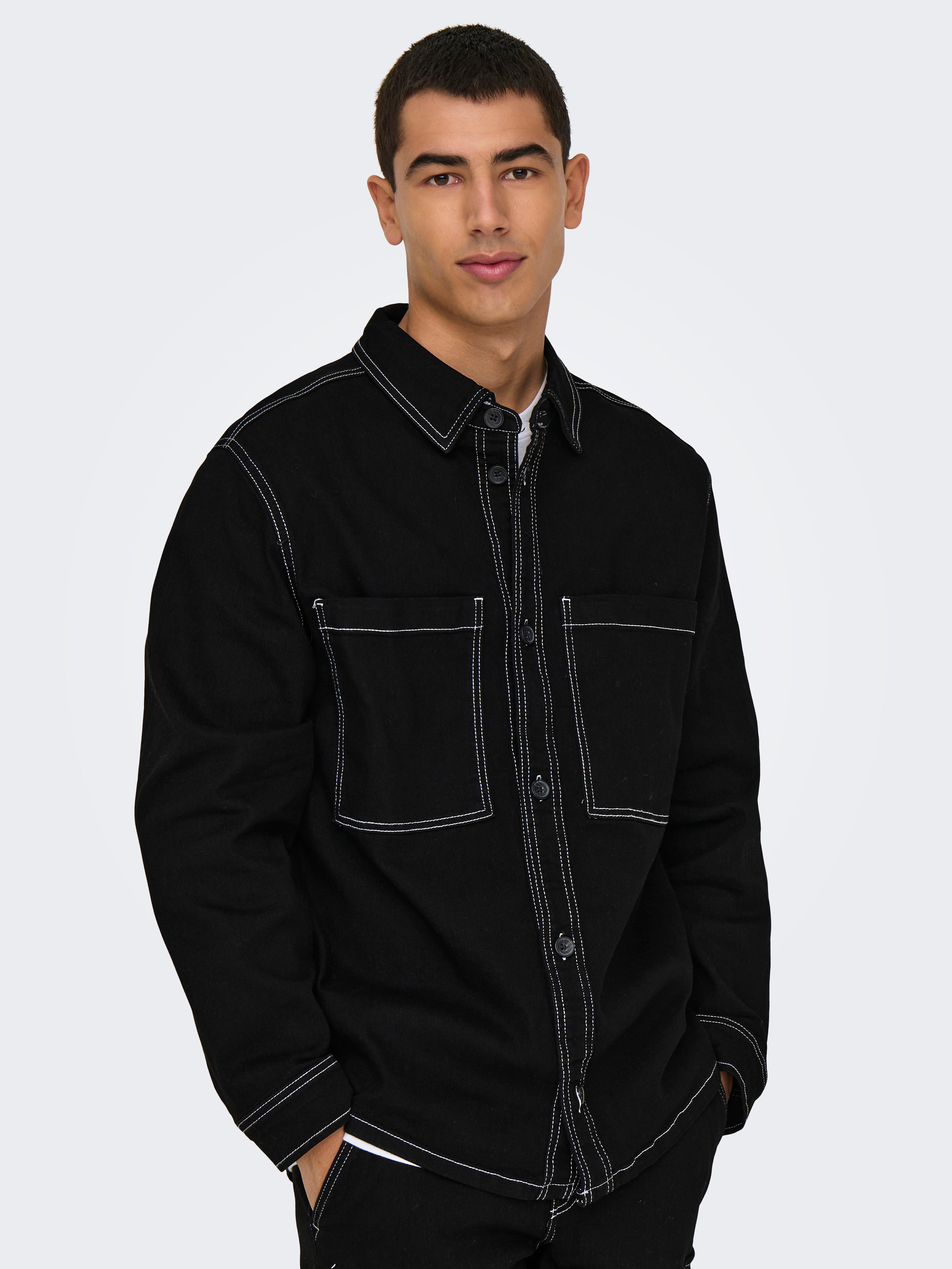 ONSDAGO Hemdjacke Black Denim