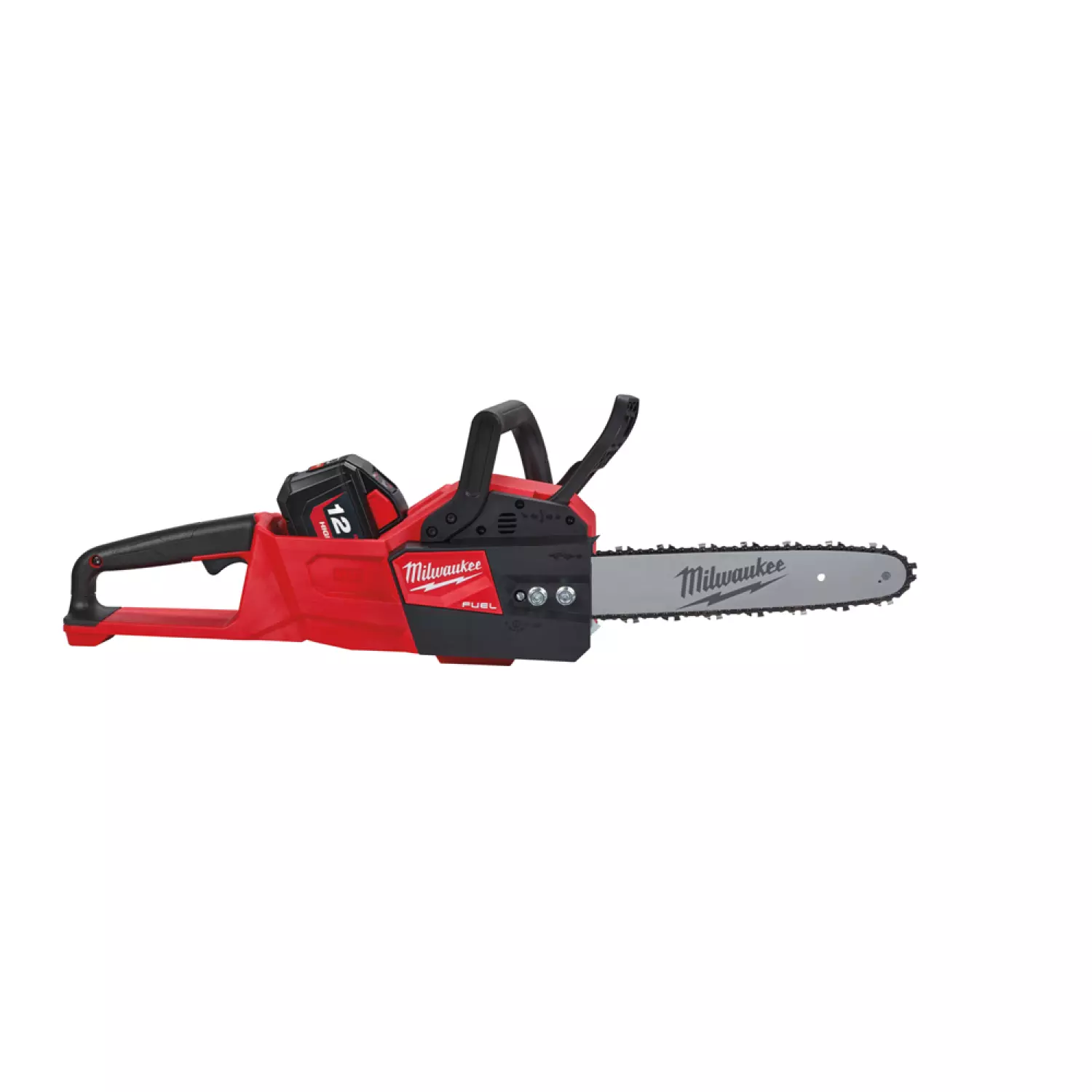 Milwaukee M18 FCHSC-121 18V Li-Ion accu kettingzaag set (1x 12.0Ah accu) - 300mm - koolborstelloos