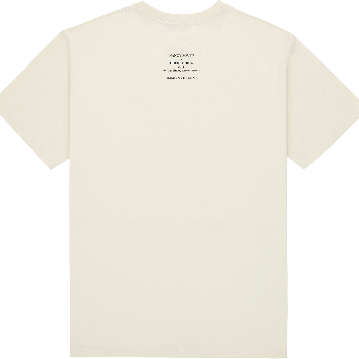 Bask In The Sun Dices Tee Natural