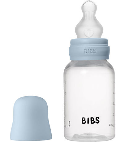 BIBS Babyflasche - 150 ml - PP/Silikon - Baby Blue