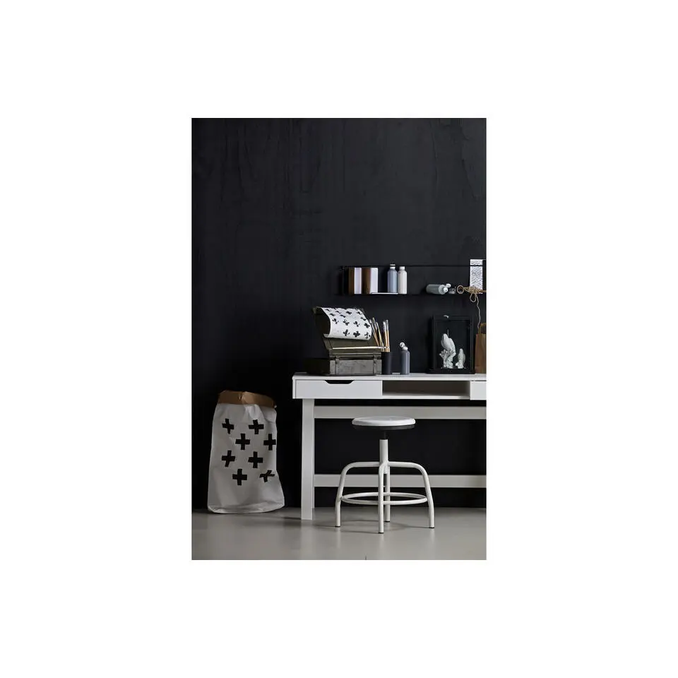 WOOOD Nikki Bureau - Grenenhout - Wit - 75x140x62