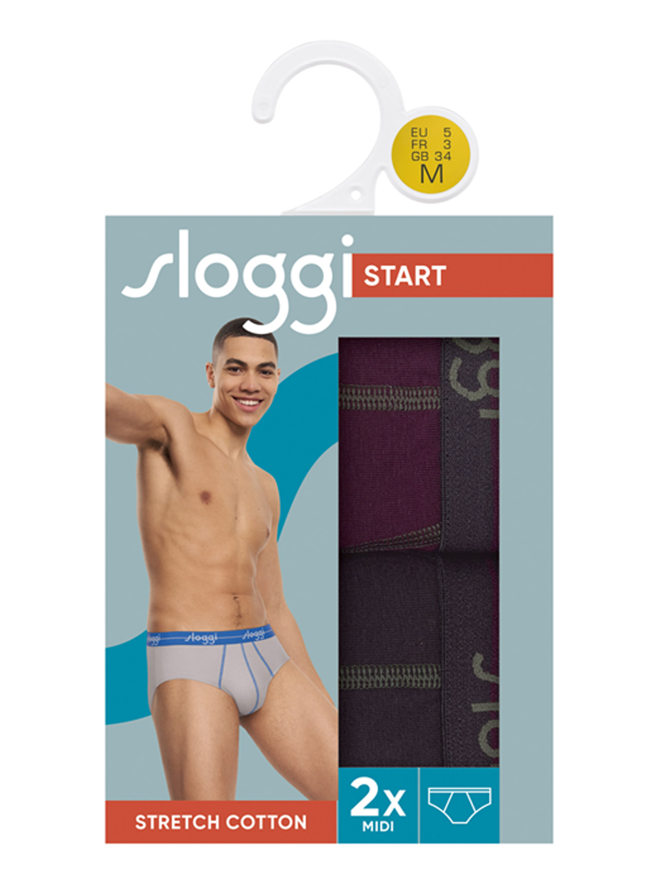 Lot de 2 slips midi Start