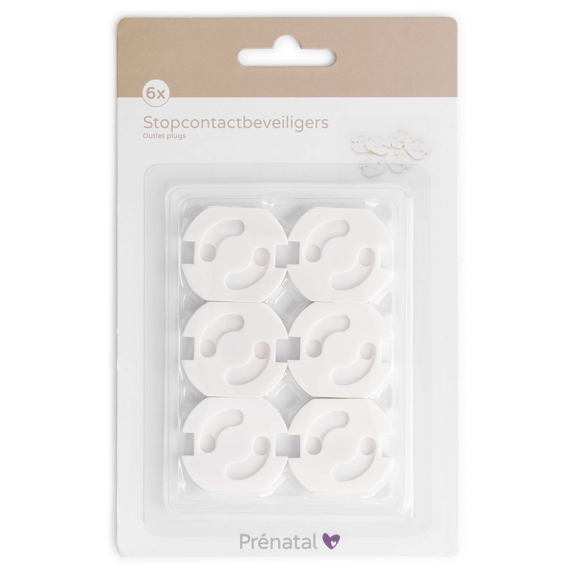Prénatal stopcontactbeveiligers 6 stuks wit - sale - Prénatal
