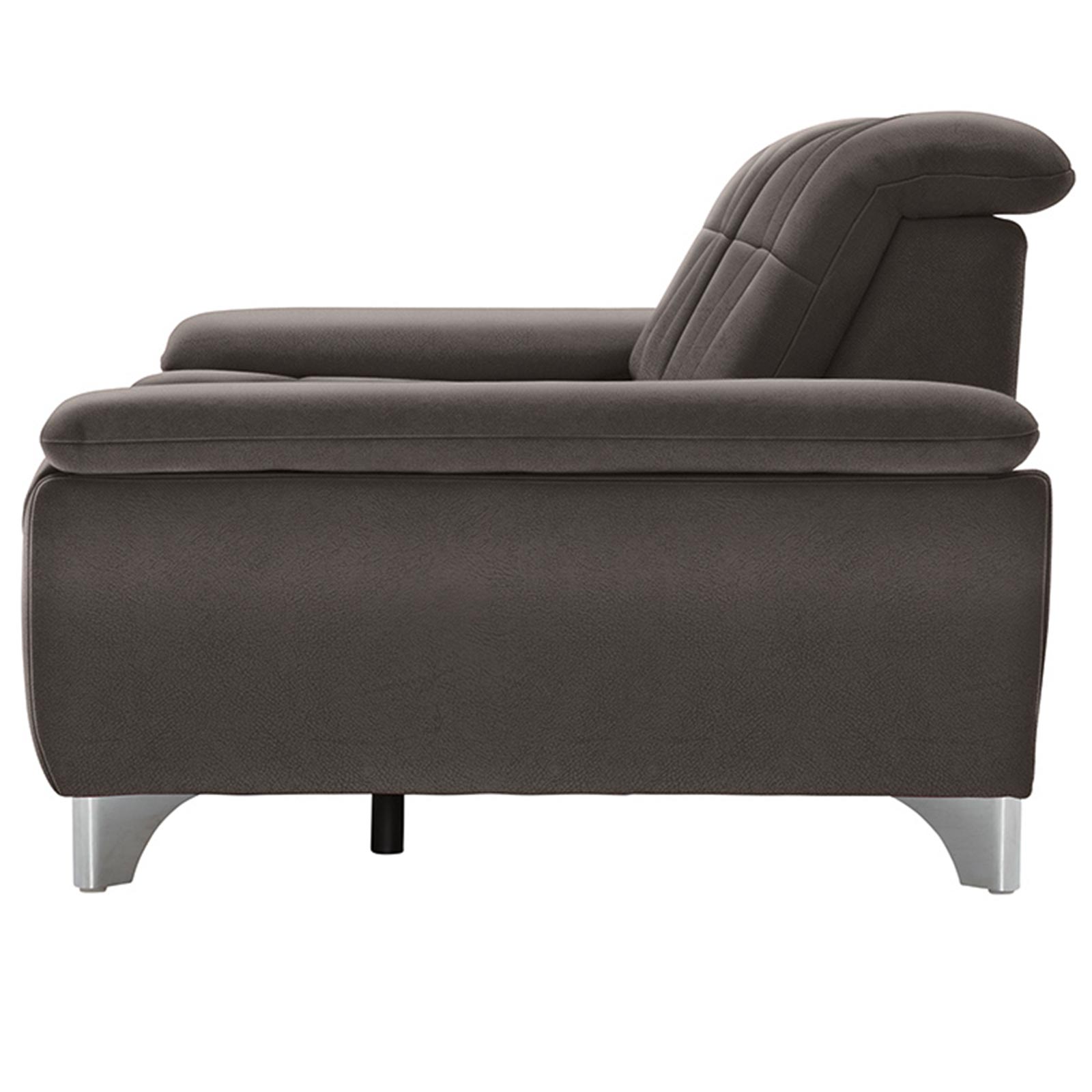 polsterpower 2,5-Sitzer-Sofa - Saddle anthrazit - Basismodell