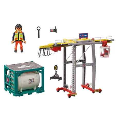 PLAYMOBIL® 70770 City Action Portalkran mit Containern