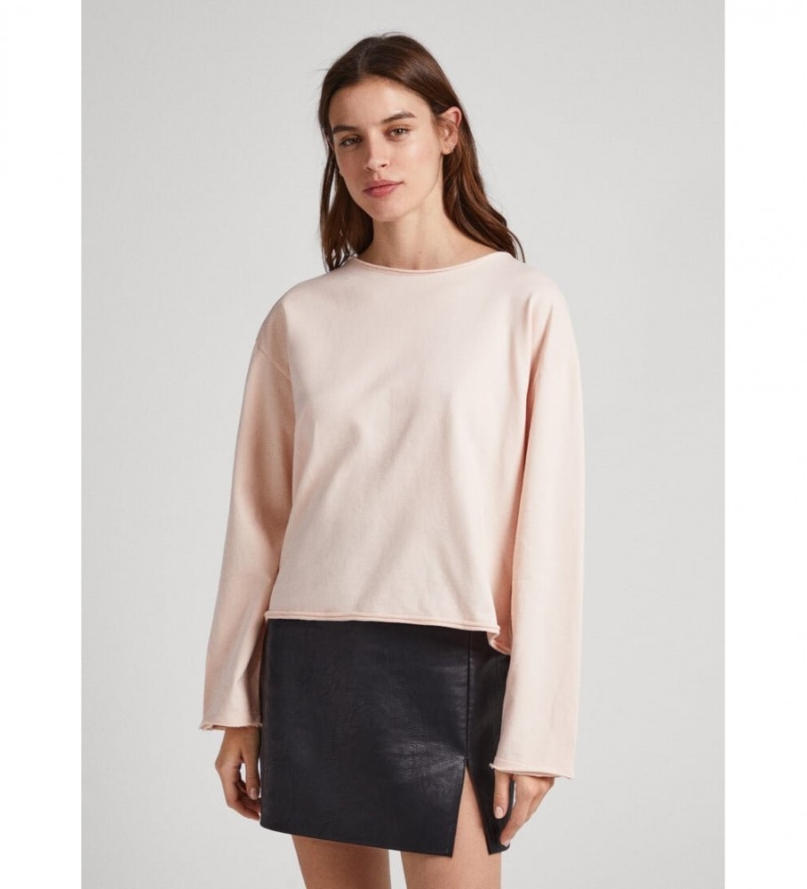 Moletom rosa Valentina da Pepe Jeans