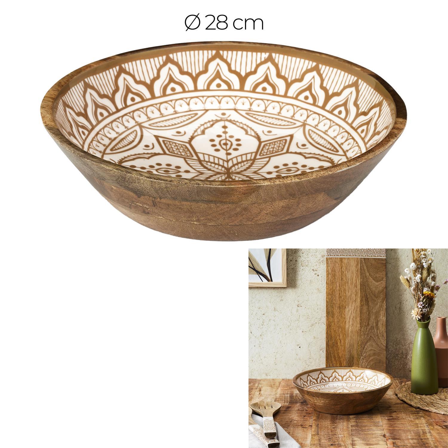 SALADIER MANGUIER DUNE TERRACOTTA D.28CM