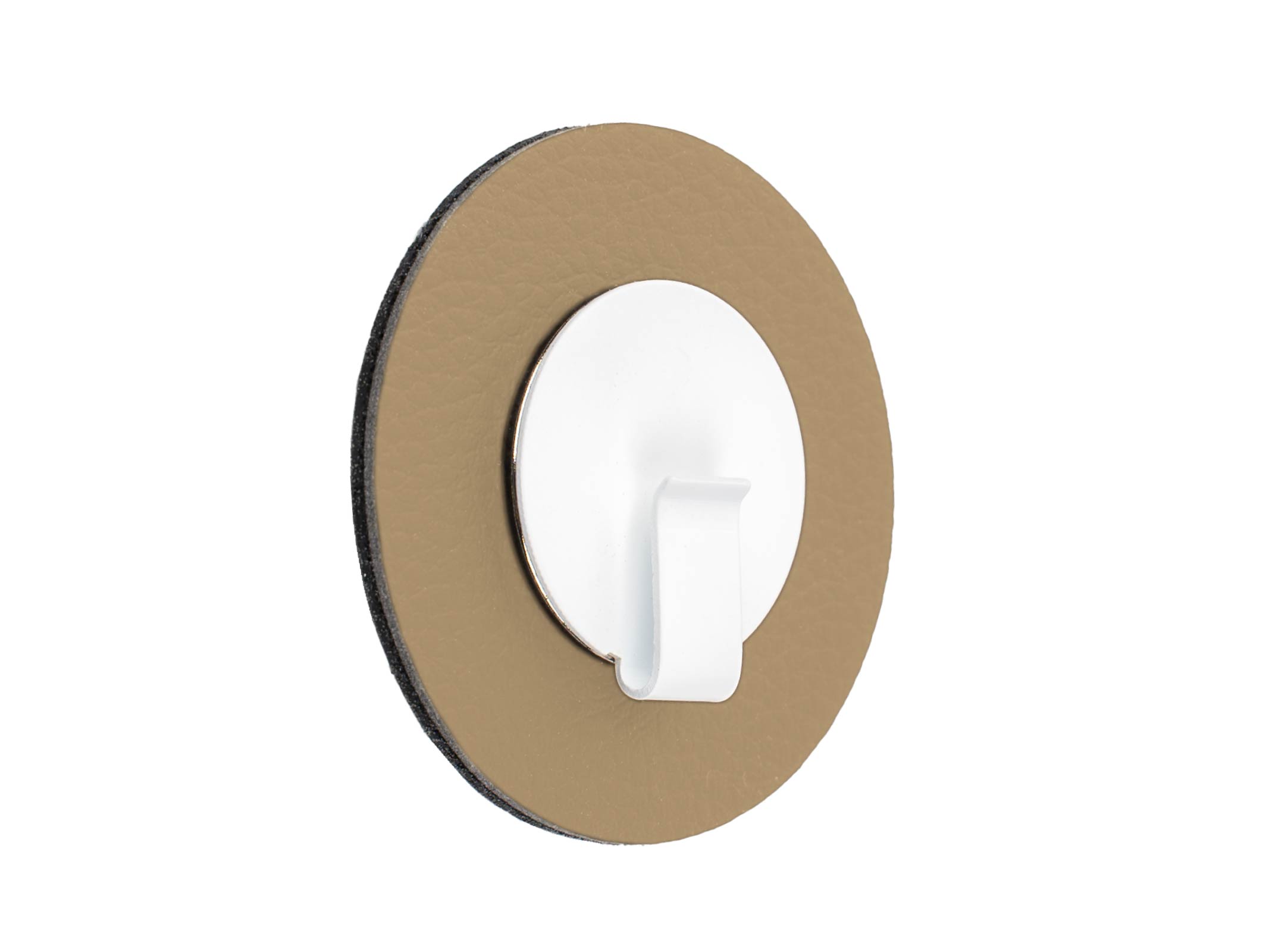 Silwy Clever White magneet haak met beige pad