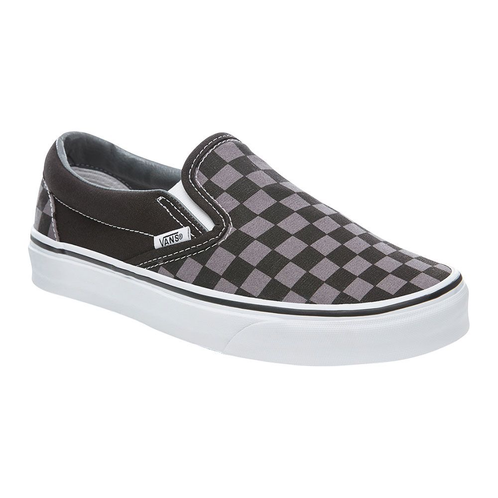 Vans CLASSIC SLIP-ON - Sneakers black/pewter checkerboard