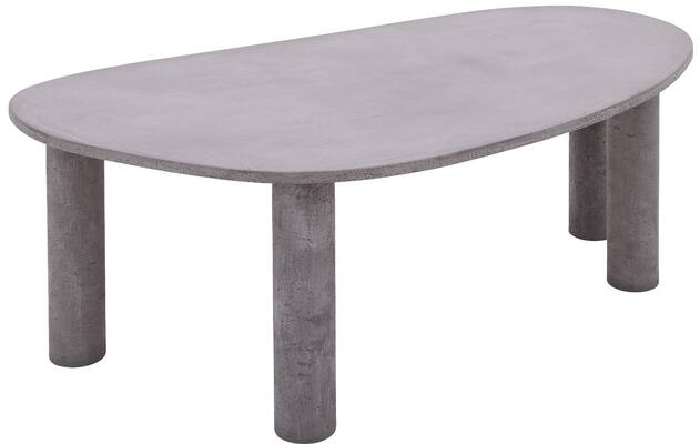 Bogard eettafel organisch | Charcoal 220 cm